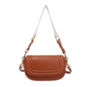Sac bandoulière mini rétro 2026 tendance, en cuir PU durable, avec contraste de couleurs, pour femme, commande en gros et en lots mixtes, prêt à expédier - Product Image 2