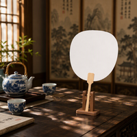 Éventail vierge directement de l'usine pour la peinture et la calligraphie DIY, éventails décoratifs peints à la main de style chinois classique
