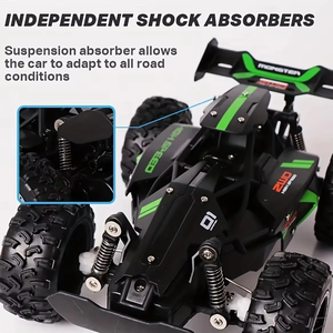 Vehículo <span class=keywords><strong>Todoterreno</strong></span> a Escala 1:18 con Control Remoto de 2.4g, 15 Km/h, Adaptado con Neumáticos de Goma Anticolisión para Diversos Tipos de Terreno - Product Image 6