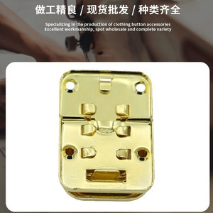 <b>Clip</b> <b>Buckle</b> Metal Gold For Bags Wooden Box Durable Hardware - Product Image 5