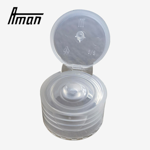 Capuchon à clapet Aman 24/410 en PP, matériau durable, anti-fuite, pour bouteilles et cosmétiques - Product Image 2