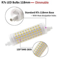 Ampoule LED R7S Dimmable SKY Factory 15W, Lampe Maïs 118mm, AC 85-265V, Remplace les Lampes Halogènes Métalliques à Intensité Variable