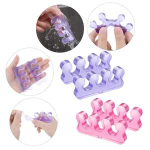 Herramienta <span class=keywords><strong>para</strong></span> salón de uñas, <span class=keywords><strong>separadores</strong></span> de <span class=keywords><strong>dedos</strong></span> de pedicura de <span class=keywords><strong>silicona</strong></span> suave, alisadores de <span class=keywords><strong>pies</strong></span> reutilizables, separador de <span class=keywords><strong>dedos</strong></span> - Product Image 5