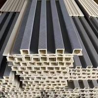 Suministro directo de fábrica WPC Panel plano de pared Hoja de mármol de PVC Fácil instalación Exterior impermeable para villas Decoración de madera insonorizada