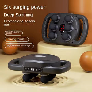 Mejor calidad masajeador vibración tejido profundo alivio muscular Pian pistola de masaje inalámbrica 16 cabezas masajeador de espalda - Product Image 1
