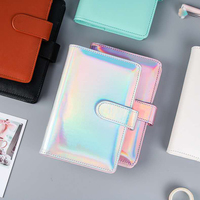 Libreta de Cuentas Macaron Colorida, Carpeta de Hojas Sueltas, Libreta de Mano con Bolsa de Almacenamiento, Color y Tamaño Personalizables