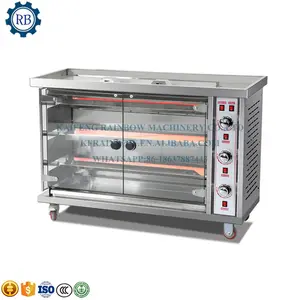 Stainless Steel Full Gas Automate Rotary Crispy Duck Roasting Convection Oven
