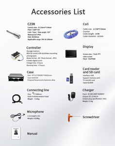 Cámara de Inspección de Tuberías WOPSON, Cámara de Drenaje de 512hz, Cámara de Inspección de Pozos Profundos para Inspección de Tuberías de Alcantarillado - Product Image 5