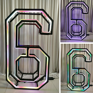 Tùy chỉnh khổng lồ số với ánh sáng RGB marquee ánh sáng lên số cho bữa tiệc sinh nhật trang trí - Product Image 5