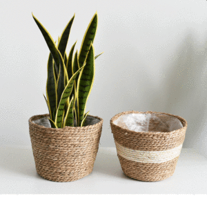 Vaso per Piante in Fibra Naturale di Alta Qualità, Stile Rustico, Piccole Dimensioni, per <span class=keywords><strong>Giardino</strong></span> <span class=keywords><strong>e</strong></span> Casa - Product Image 4