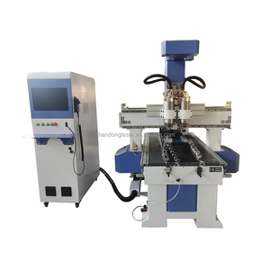 Macchina CNC Router LS-6090 per Taglio di Materiali Piatti e Cilindrici con Doppi <span class=keywords><strong>Assi</strong></span> Rotanti - Product Image 5
