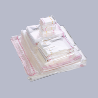 Sacs d'emballage transparents OPP, sacs en plastique auto-adhésifs, sacs pour accessoires vestimentaires, sacs en film, possibilité de personnaliser le LOGO et la taille.