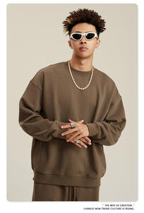 Sudadera con Capucha Gruesa en Relieve de Alta Calidad 2026, Diseño de Botones con Logotipo 3D en Relieve Personalizado, Sudadera Unisex Extra Grande - Product Image 4