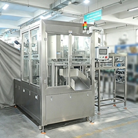 Ligne de remplissage automatique de bouteilles d'eau pure minérale pour animaux de compagnie, machine de remplissage d'eau potable, machine d'emballage de sachets d'eau