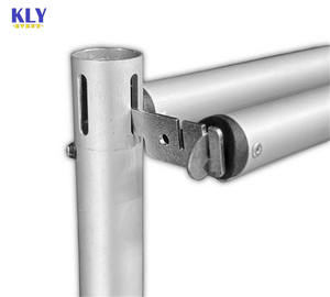 <span class=keywords><strong>Kit</strong></span> de drapage réglable pour fond de scène avec support en métal, sacs de transport robustes, barres transversales doubles rondes et carrées - Product Image 4