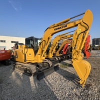 Mini-excavatrices Komatsu PC56/PC56-7 de 5 tonnes de haute qualité disponibles en stock pour l'exportation mondiale.