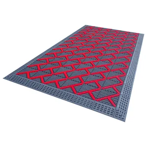 Anti Slip Dust and Sand Removal plastic waterproof mat mud away non slip outdoor interlocking floor mat