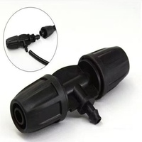 Raccord réducteur en T 8/12 pour irrigation goutte à goutte agricole et paysagère, accessoire réducteur de tuyau pour micro-asperseur