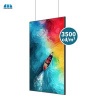 32 43 49 55 65 75 86 98 Zoll 3500cd Hochhelligkeits-Fensterdisplay LCD Digital Signage Semi-Outdoor Werbebildschirm für Geschäfte