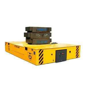 ट्रैकलेस इलेक्ट्रिक ट्रांसफर ट्रॉली फैक्टरी परिवहन कार्ट कस्टम मोटर चालित फ्लैट प्लेटफॉर्म वाहन सामग्री हैंडलिंग के लिए - Product Image 6