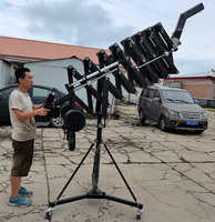 Charge utile motorisée 20kgs de grue de potence de caméra du télescope X de 18 pieds avec le trépied