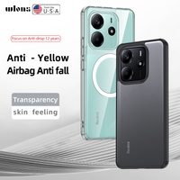 Pour Laudtec coque de téléphone personnalisée antichoc transparente pour Xiaomi Redmi Note 14 Style d'affaires Simple couverture arrière transparente Sjk990
