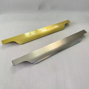 Youxin Hidden <strong>Door</strong> Handle Black Mount Finger Edge Drawer Pull Concealed Handle Aluminum Alloy Long Furniture Handles - Product Image 5