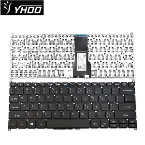 Aceer Swift 3 SF314-54 SF314-54G SF314-56G SF314-57G SF314-41G 전원 버튼 키보드로 검정색에 대한 새로운 미국 노트북 키보드 - Product Image 2