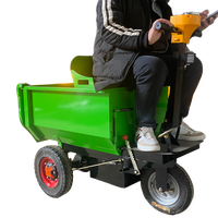 Nuevo Volquete Eléctrico de Tres Ruedas de 800 kg - Plataforma de Hierro, Motor OEM de 1500W, Plegable, Duradero, Móvil, para Operaciones en Sitios de Construcción Estrechos