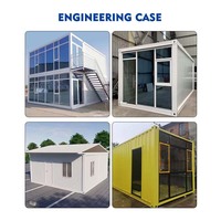 Casa Contenedor Plegable de Montaje Rápido, Casa Modular de 2 Pisos, Dormitorio, Diseño Moderno, Edificio de Oficinas, Uso Escolar, Sala de Estar