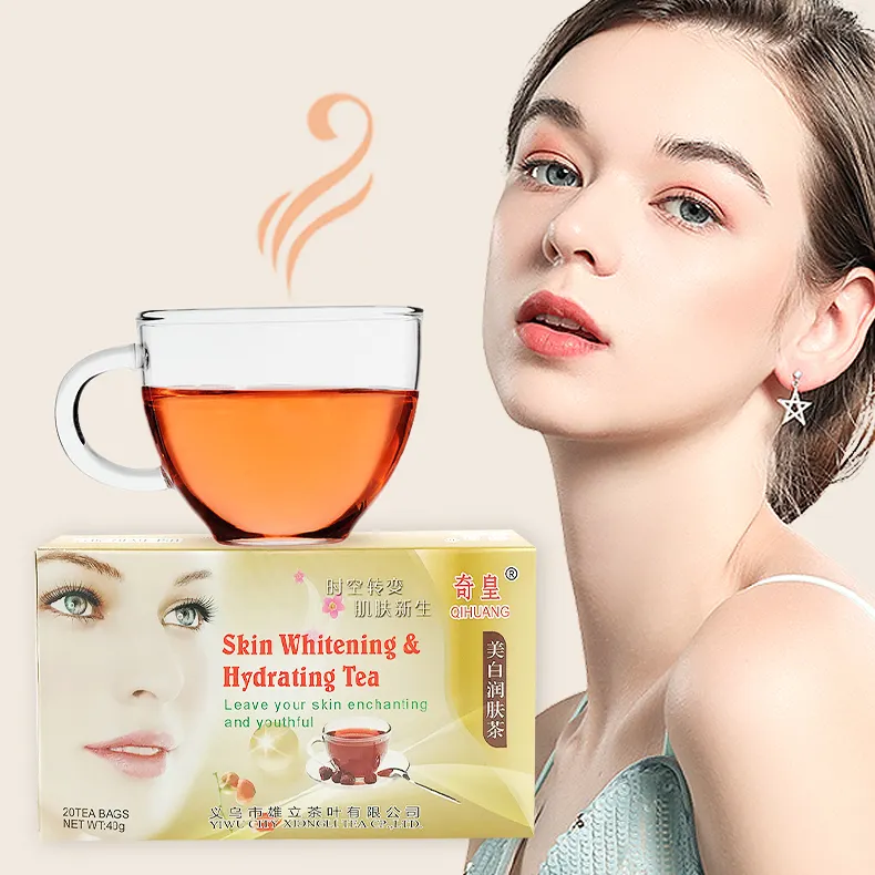 African factory price hot Vitamin C Whitening Anti Aging Skin Whitening Tea Beauty Drinks