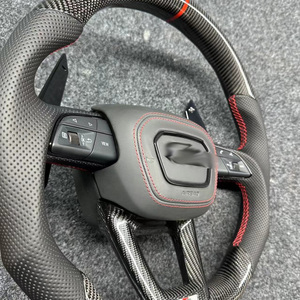 Volant sport en fibre de carbone pour Audi A3 A4 A5 A6 A7 Q3 Q5, pièces de performance améliorées - Product Image 2