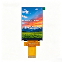 Modul LCD TFT IPS 3,5" Resolusi 320*480 Antarmuka SPI/MCU FT6336U CTP -20~70 ℃   Sudut Pandang Lebar untuk Layar Rumah Pintar