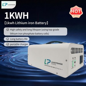 Estación de Energía Portátil de Litio <span class=keywords><strong>LP</strong></span> 1kwh 51.2V 300W, Batería de Emergencia para Exteriores, Caravanas, Senderismo, USB - Product Image 1