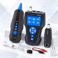 Testeur de câble réseau professionnel NF8601S avec écran LCD, test de longueur POE Ping, unité à distance, testeur LAN RJ45 BNC Coax