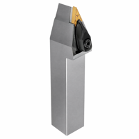Porte-outil de tournage CNC de précision DVVNN à angle d'approche de 72,5 degrés, compatible avec les outils de tournage série VNMG1604