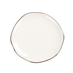 Bandeja de Joyería de Cerámica Redonda con Borde Dorado Personalizada, Plato para Anillos y Collares - Product Image 6