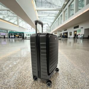 Luxury Boarding Suitcase Spinner Wide <b>Trolley</b> Front-Opening Accessible Luxury Case Mid-Mounted Extended <b>Trolley</b> Large - Product Image 6