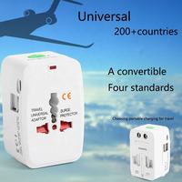 Adaptateur de voyage universel tout-en-un PD, convertisseur de prise, 1000W, type-C, USB, chargeur international pour téléphone portable, ordinateur portable