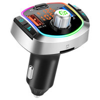 Hochwertiger Auto-FM-Transmitter MP3-Player Auto-Ladegerät 2 USB-Anschlüsse LCD-Display QC3.0 Schnellladung 1 Jahr Garantie