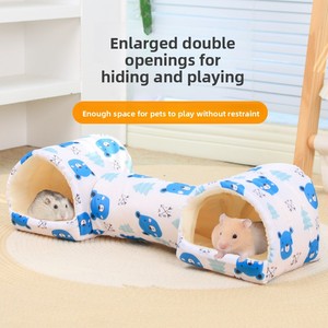Adorable tunnel-nid pour lapins, perroquets, petits animaux et hamsters, idéal pour les gliders d'or, d'abeille et de sucre, <span class=keywords><strong>chaleur</strong></span> toute saison, usage intérieur - Product Image 4