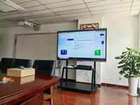 Pizarra Interactiva de Formato Grande con Marco Metálico, 4K UHD 120Hz, para Conferencias, Capacitación y Presentaciones