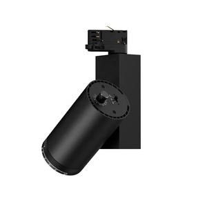 Projecteur sur rail COB 30W avec zoom, luminosité réglable 5W/7W/10W/15W/20W/30W, corps en aluminium, source LED pour musée - Product Image 3