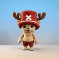 Neu: Chopper Plüschpuppe Anime-Figur Niedliches Rentier-förmiges Kleines Unisex-Spielzeug für Jugendliche/Erwachsene mit Polyester-PP-Baumwollfüllung