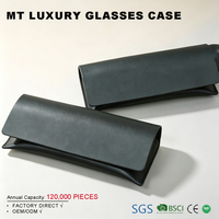 Étui de luxe personnalisé rectangulaire écologique et tendance pour lunettes de soleil, pochette souple pour lunettes, ensemble de sacs pour lunettes
