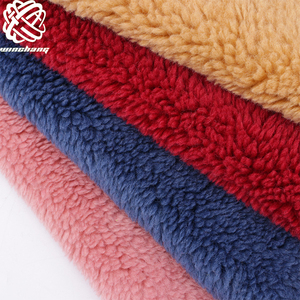 Giấy Chứng Nhận OEKO-TEX Tùy Chỉnh 20% 30% 50% 80% 100% Len Pha Trộn Sherpa Vải Giả Cừu Len Sang Trọng Vải Cho Quần Áo - Product Image 2