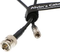 Câble coaxial Alvin's Cables Micro BNC mâle haute densité vers BNC mâle 6G HD SDI pour Blackmagic Video Assist 75 Ohm