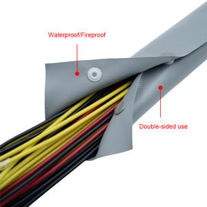 JP barato botão Pvc dupla face uso fio proteção impermeável à prova de fogo cabo fio manga - Product Image 3