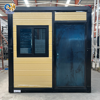 Maison conteneur préfabriquée pliable de 20 pieds, bureau mobile, atelier en acier