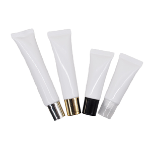 Tubo Morbido in Plastica <span class=keywords><strong>Bianco</strong></span> Opaco da 30ml e 30g con Tappo a Vite per Crema Solare BB, Tubo Ovale Piatto per <span class=keywords><strong>Rossetto</strong></span> - Product Image 1